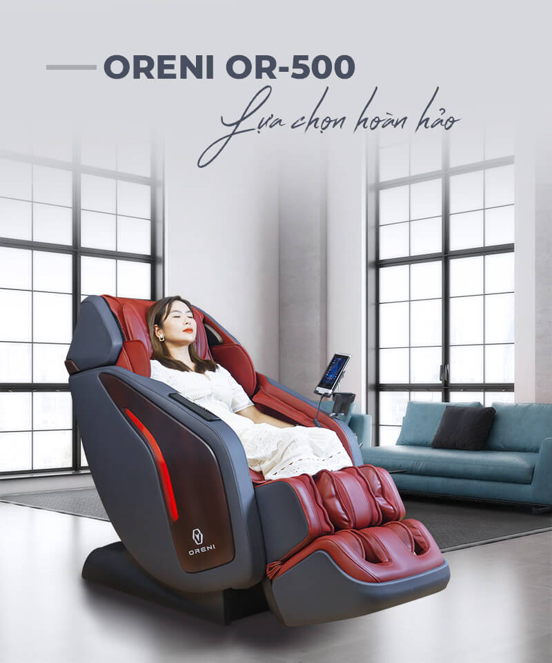 Ghế massage Oreni OR-500 sang trọng đẳng cấp