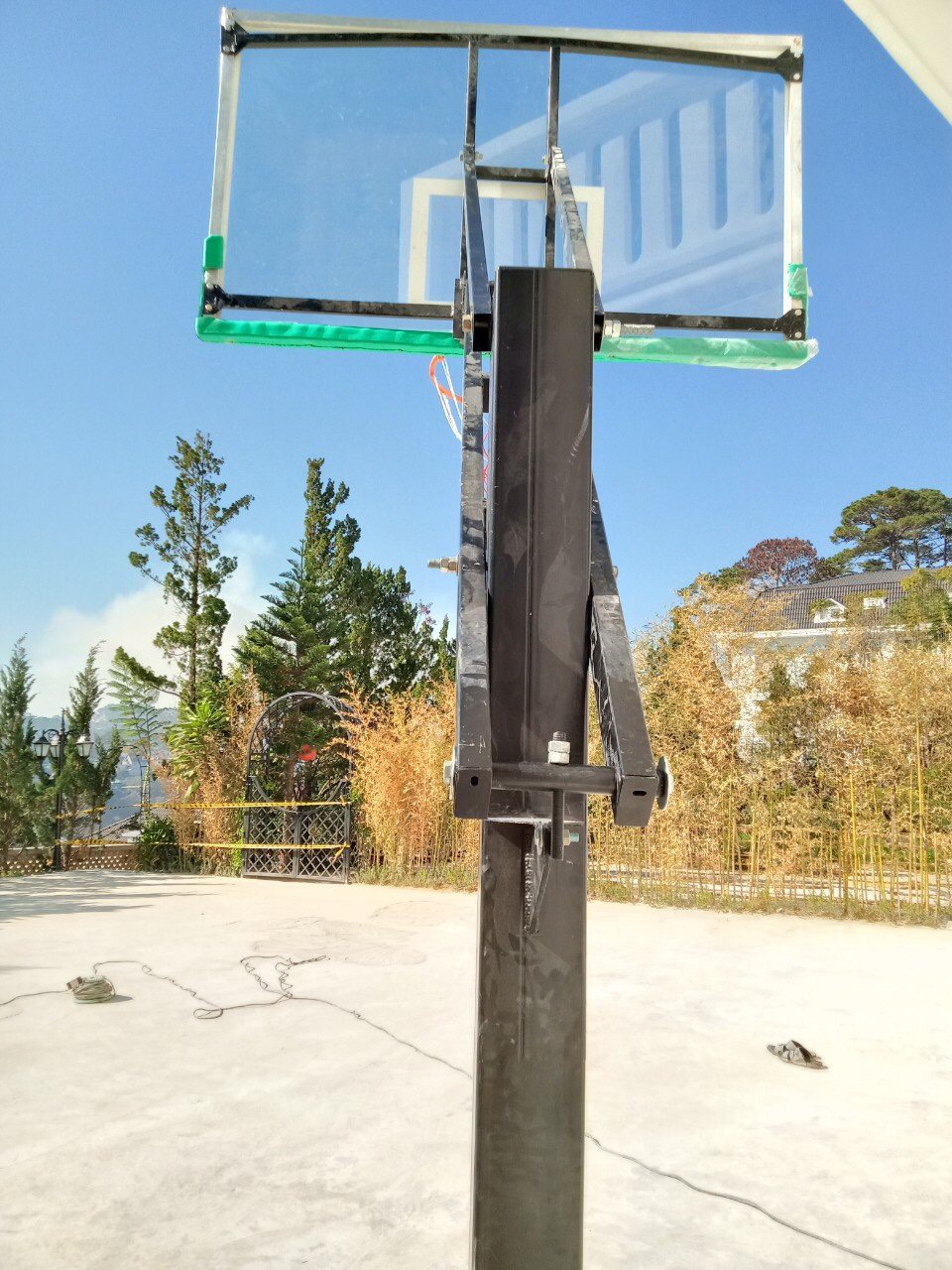 Thiết kế trụ bóng rổ cố định NV-06