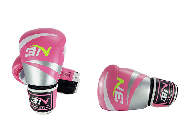 Gang tay Boxing BN màu hồng