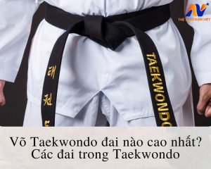 Tìm hiểu về cấp bậc đai Taekwondo chi tiết