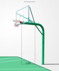 Thiết kế trụ bóng rổ thi đấu JA-101