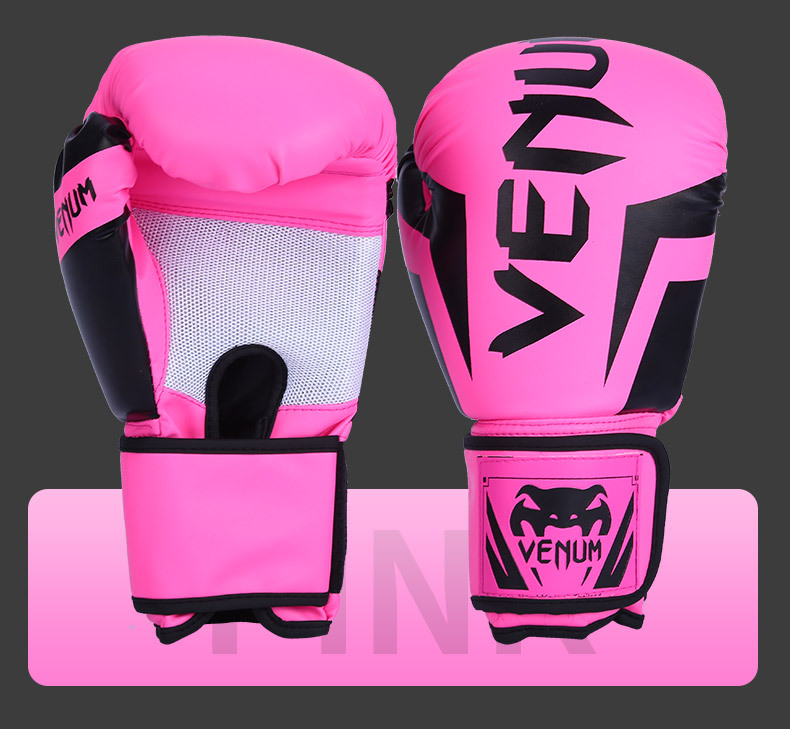 Găng tay boxing Venum màu hồng