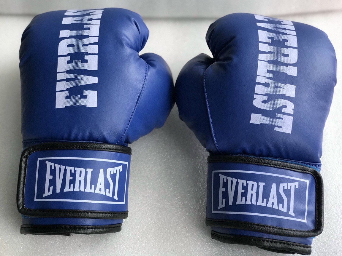 Găng tay boxing Everlast xanh