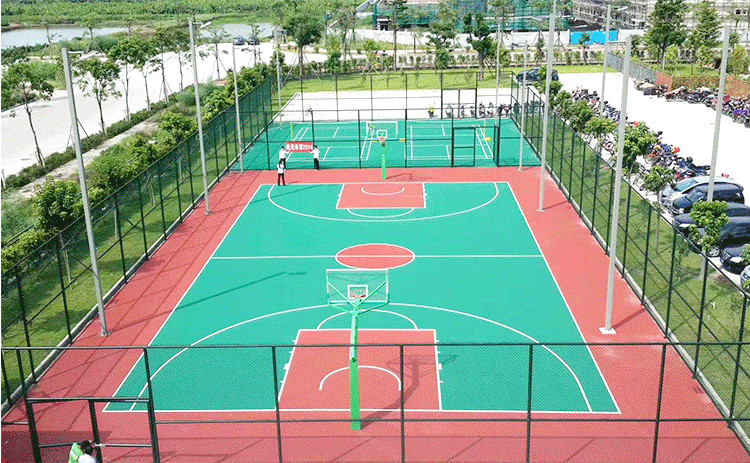 Thảm PVC đa năng ngoài trời làm sân bóng rổ