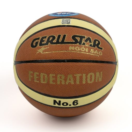 Quả bóng rổ Geru da PU số 6 Federation Quả bóng rổ Gerustar số 6