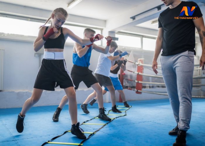 Tập boxing cường độ cao giúp giảm mỡ thừa