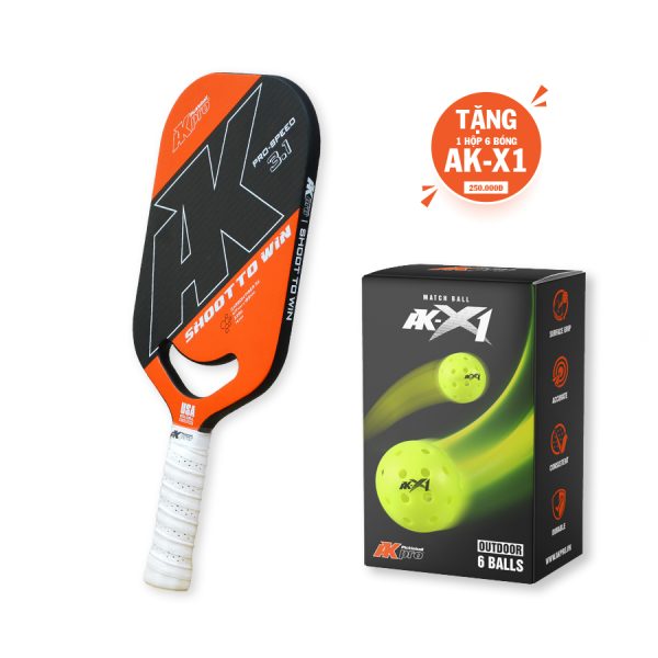 Vợt pickleball PRO-SPEED 3.1 Carbon 3K