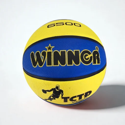 Bóng rổ cao su Winner đủ size 2,3,4,5,6,7 Bóng rổ cao su Winner đủ size 2,3,4,5,6,7 màu vàng